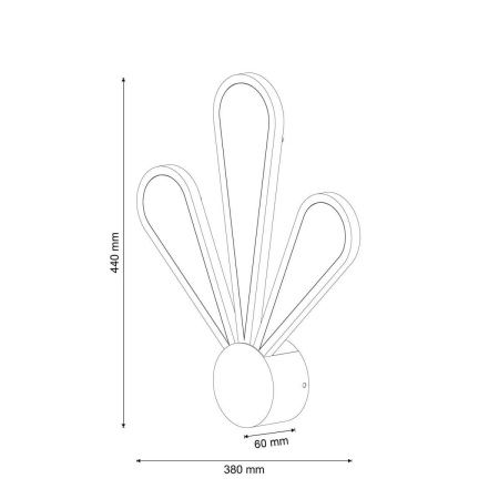 Бра Lucia Tucci Miracoli (Мирацоли) Miracoli W200.3 LED