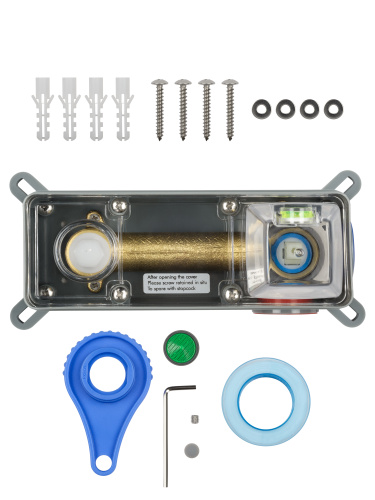 Смеситель Wonzon & Woghand Frame WW-88869010-BGM встраиваемый в стену графит - фото 5