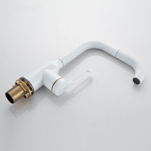 Смеситель Raffine F201C на раковину белый - фото 4