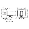 Шланговое подсоединение Hansgrohe Fixfit Q 26887140