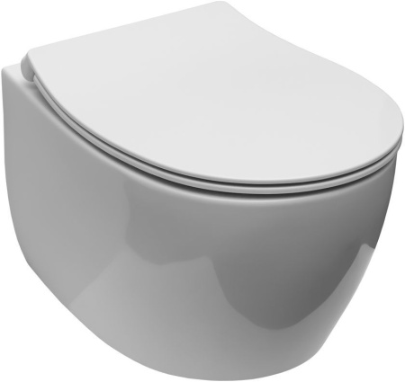 Чаша унитаза подвесная Allen Brau Fantasy 4.11004.21 цвет белый без сиденья безободковая каскадный смыв