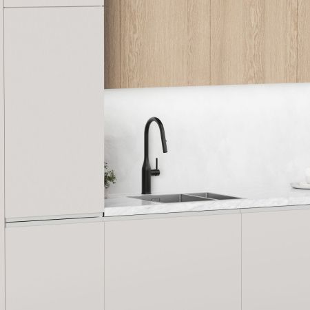 Смеситель для кухни Sancos Grand SC4002MB на мойку черный