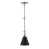 Светильник подвесной Lumina Deco Rubi (Руби) LDP B007 CHR+BK