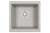 Кухонная мойка Granula 4451, БАЗАЛЬТ 45х46 цвет серый поверхность матовая