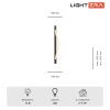 Светильник настенный Lightera Tura (Тура) LE103W-60B
