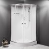 Душевая кабина Am.Pm X-Joy W94C-401-100MT 100х100 четверть круга без крыши ориентация универсальная