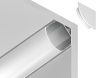 Алюминиевый угловой профиль Ambrella Light Alum Profile (Алум Профиле) GP2100AL