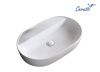 Раковина из сантехнического фарфора Cerutti SPA CR0076 50х40 накладная цвет белый 1 отверстие под смеситель