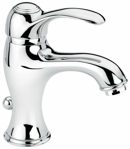 Смеситель Emmevi Harmony 22003/BO на раковину белый/золото