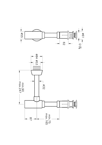 Сифон для раковины Vitra Syphon A45154 - фото 2
