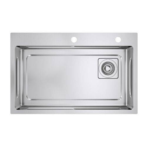 Кухонная мойка Raglo R702 R702.7246.05 72х46 цвет сатин поверхность матовая - фото 2