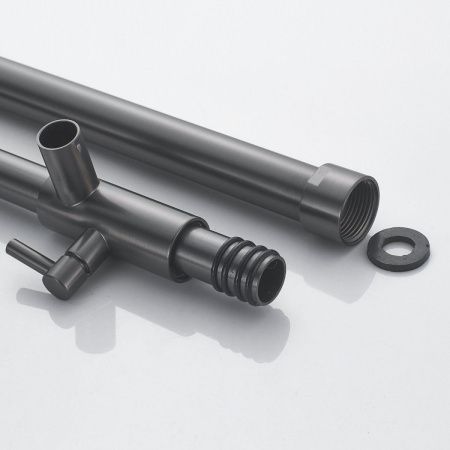 Душевая стойка Shevanik S6236T настенная цвет оружейная сталь