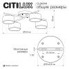 Люстра потолочная Citilux Espace (Еспаце) CL243141