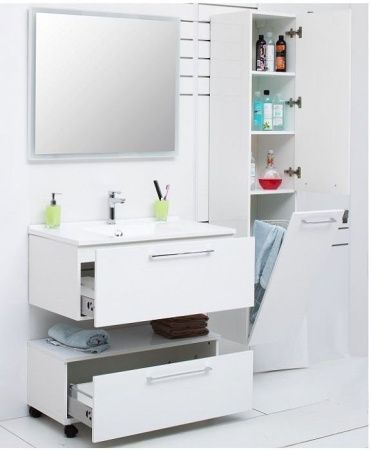 Шкаф-пенал De Aqua Токката 00167295 40х180 подвесной