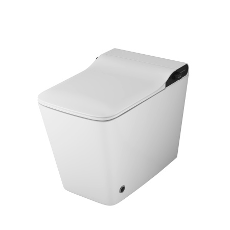 Унитаз приставной Grossman Smart GR-PR-5701 белый с сиденьем микролифт безободковый импульсный смыв