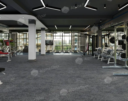 Ковровая плитка Alpine Floor Astoria 401-1 Ротонда толщина 0.7 см 33 класс 500х500