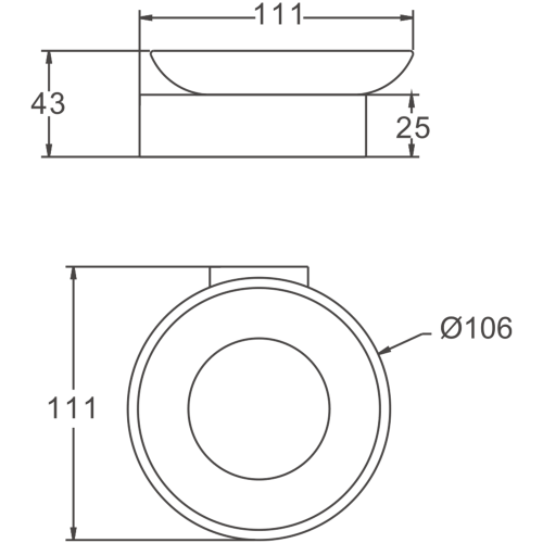 Мыльница BELZ B90602 - фото 2