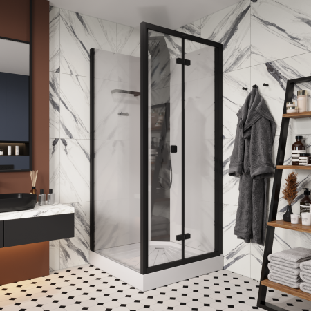 Душевая кабина Cerutti SPA BELLA90B 90х90 квадратная без крыши