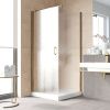 Душевой уголок Vegas-Glass EP-Fis LUX EP-Fis LUX 80*110 05 02 L 110х80 стекло рифленое профиль бронза без поддона