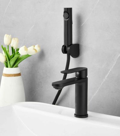 Смеситель Maretti FLG32RF28 на раковину черный