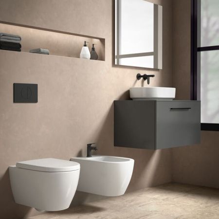 Унитаз подвесной Ideal Standard I.life O T568001 белый с сиденьем микролифт безободковый смыв торнадо