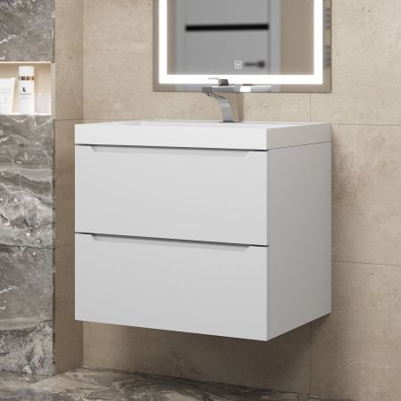 Тумба под раковину Uperwood Tanos 291020242 60х50 подвесная цвет белый