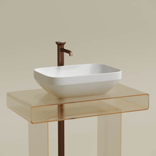 Раковина Ceramica Nova ELEMENT 50 см CN6055 накладная цвет белый - фото 5
