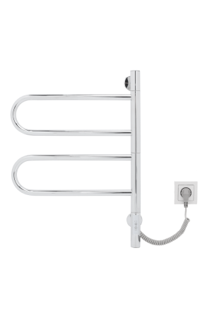 Полотенцесушитель электрический Vincea VTD-1R1CE 45х60 хром