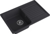 Кухонная мойка Granfest Quarz 78 черный 74х48 цвет черный поверхность матовая