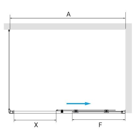 Душевой уголок RGW Passage 350817728-11 120х80 стекло прозрачное профиль хром без поддона