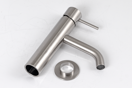 Смеситель Remer X Style X12XV на раковину нержавеющая сталь - фото 4