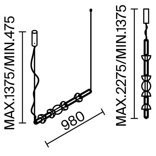 Светильник подвесной Maytoni Cosmo Modern MOD210PL-L39B3K - фото 3