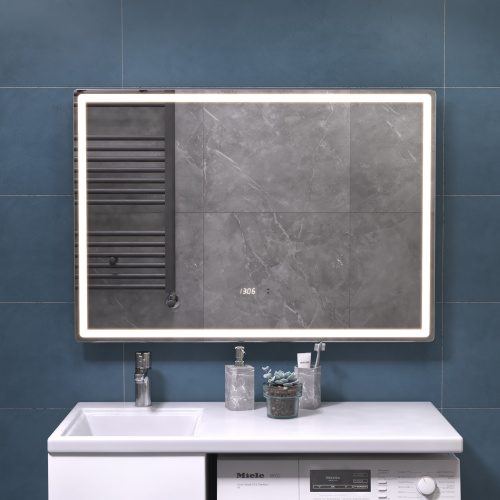 Зеркало с подсветкой VIGO Geometry Luxe 211 100х70 цвет золото - фото 5