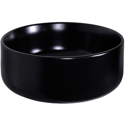 Раковина из сантехнического фарфора Orange B07-345B 30х30 накладная цвет черный - фото 3