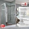Душевая кабина AvaCan Z Z1911 110х90 прямоугольная с крышей ориентация универсальная