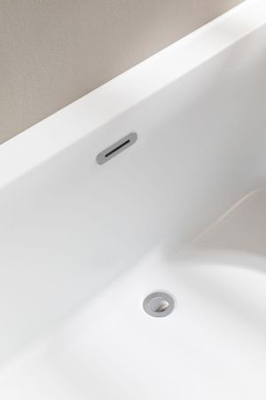 Ванна акриловая Allen Brau Priority 2.31005.21A 160х80 пристенная асимметричная с ножками