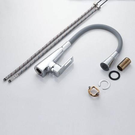 Смеситель для кухни Raffine F313-9 на мойку хром