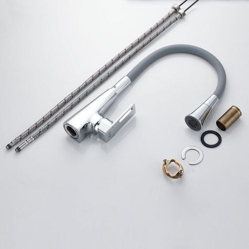 Смеситель для кухни Raffine F313-9 на мойку хром - фото 4