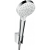 Душевой гарнитур Hansgrohe Crometta 26694400 настенный хром/белый