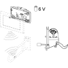 Механизм дистанционного смыва, радио Tece TECEplanus 9240354