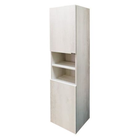 Шкаф-пенал Comforty Верона 00004137140CF 40х160 подвесной цвет серый