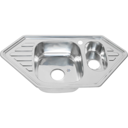 Кухонная мойка Melana 222 C t (*7) 95х50 цвет хром