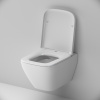 Унитаз подвесной Am.Pm Spirit V2.0 C701701SC белый с сиденьем микролифт безободковый каскадный смыв