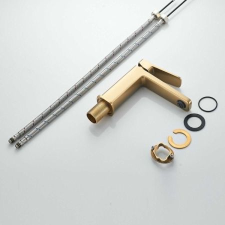 Смеситель Shevanik S9901G на раковину золото