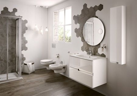 Тумба под раковину Roca Victoria Nord Ice Edition ZRU9302731 80х50 подвесная цвет белый