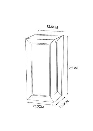 Уличный настенный светильник Arte Lamp Ulysses (Улыссес) A8112AL-1BK