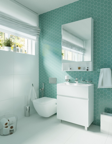 Зеркало-шкаф 1MarKa Mira У83225 60х14х90 подвесной цвет белый - фото 3 Зеркало-шкаф 1MarKa Mira У83225 60х14х90 подвесной цвет белый - фото 3