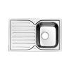Кухонная мойка Iddis Strit STR78SDi77 80х50 цвет серый поверхность глянцевая