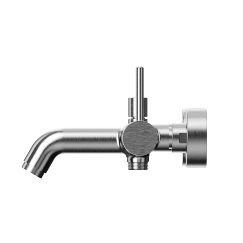 Смеситель для ванны Whitecross Y brushed nickel Y1230NIB настенный никель брашированный без термостата - фото 2