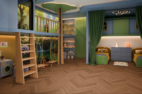 Кварцвиниловая плитка Damy Floor CHEVRON LVT DF08-Ch-LVT Блуа - фото 3